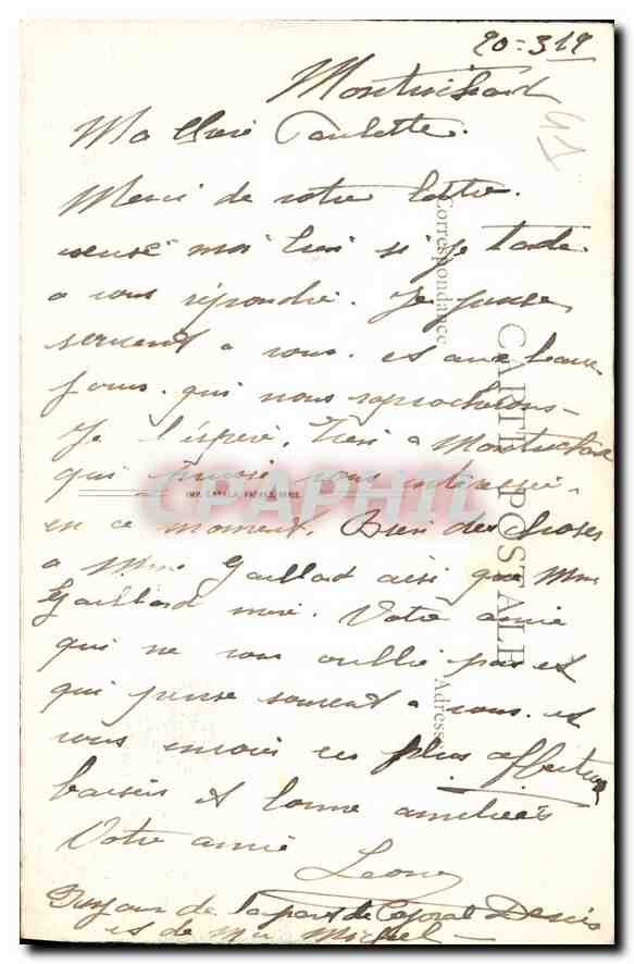 Bleis - Le Château, partie Gaston d'Orléans, vue prise des Tours de Saint-Nicolas — éditeur 'Ph. L. C.' n° 532 — Rückseite