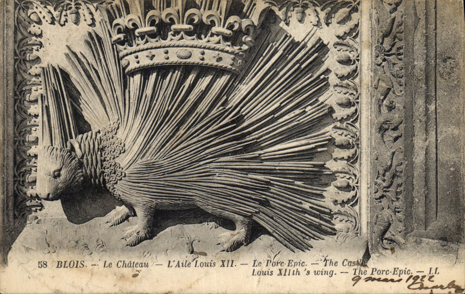 CPA Blois le Chateau L'Aile Louis XII Le Porc Epic 