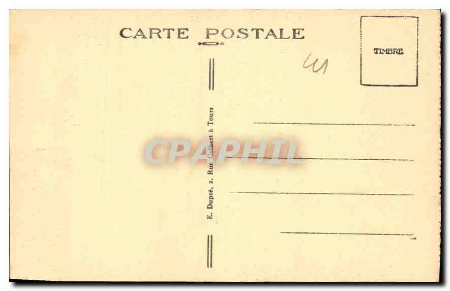 CPA Blois L et Ch Le Chateau Aile Francois I Cheminee de la Salamandre Embleme de Francois I  — Back