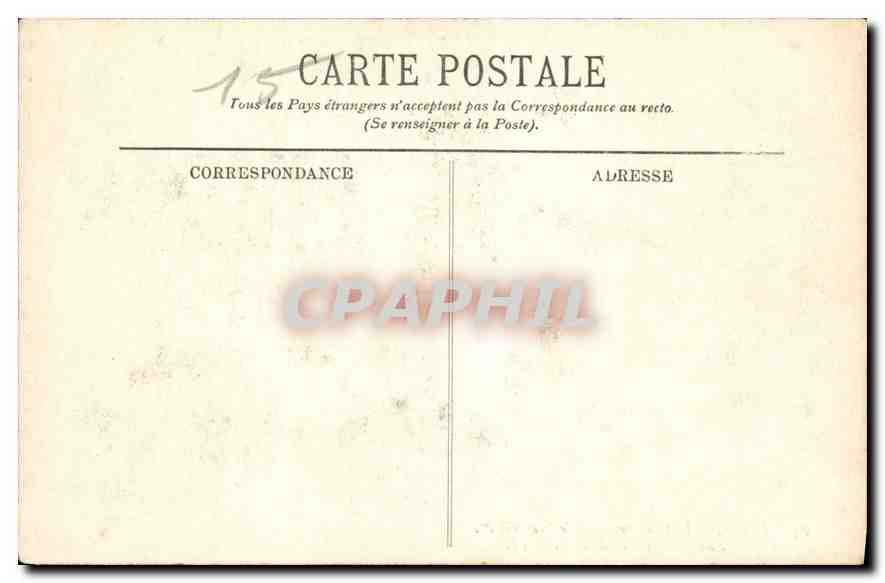CPA Blois le Chateau Aile Francois I Chambre de Catherine de Medicis  — Rückseite