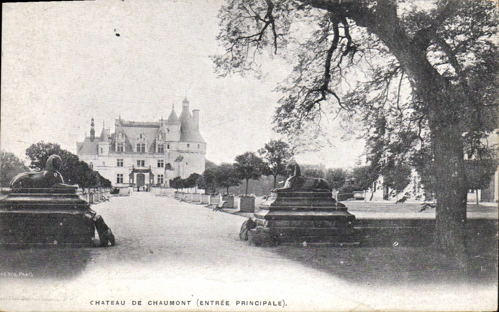 CPA Chateau de Chaumont Entree principale 