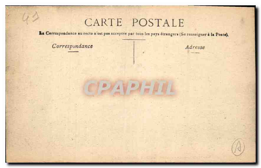CPA Chateau de Chaumont Entree principale  — Back