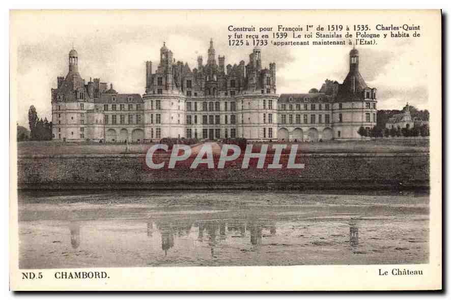 CPA Chambord le chateau 