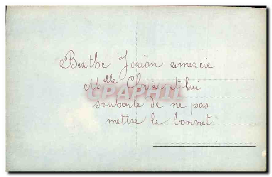 CPA Ste Catherine Femme — Verso