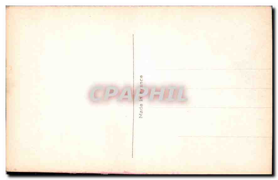 CPA Femme — Verso
