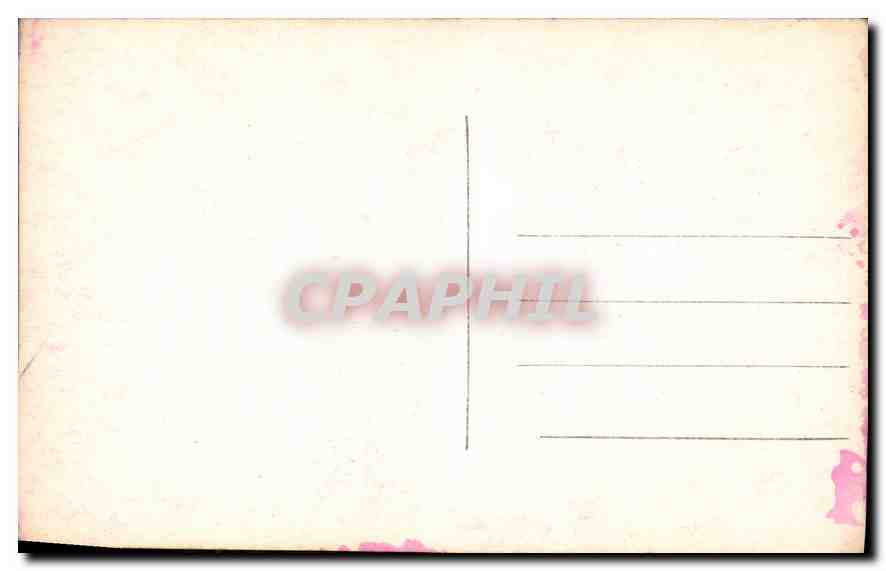 CPA Femme — Verso