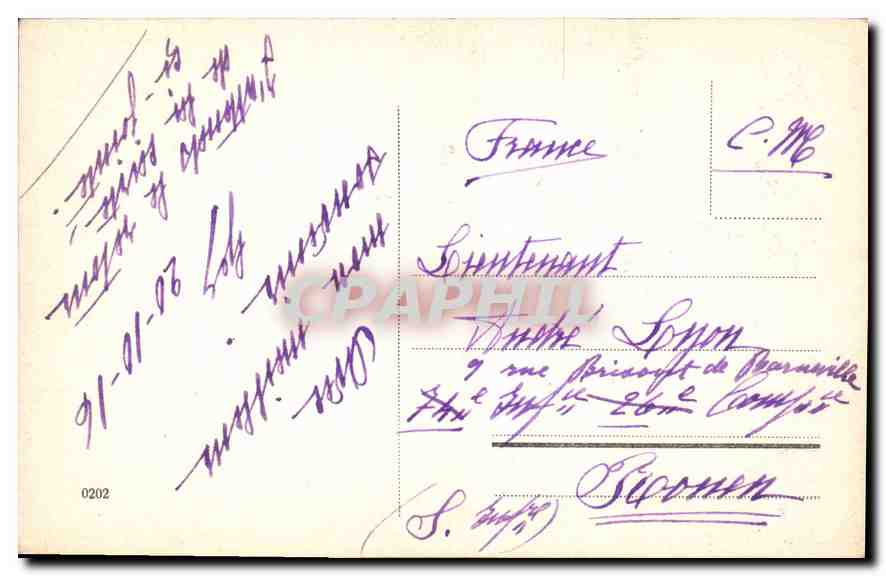 CPA Paesaggio Fiammingo Arte moderna  — Verso