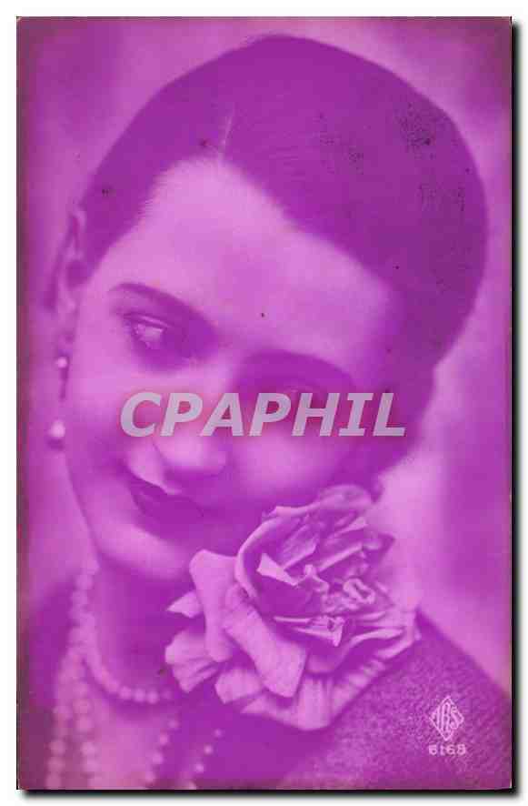 Jeune femme — portrait en rose — éditeur DRS n° 6163