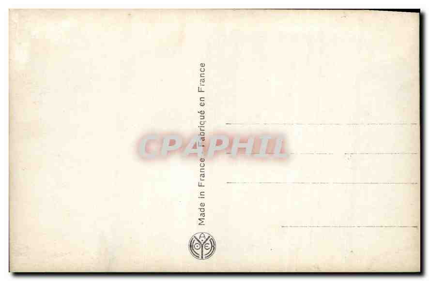 CPA Arbres — Verso
