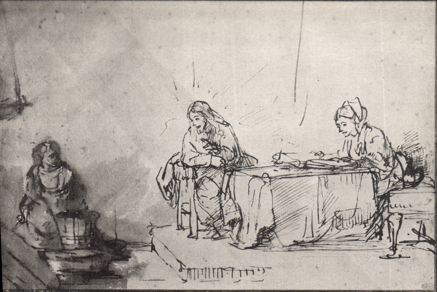 Genre-Szene — drei Frauen — Verlag A. N. Paris