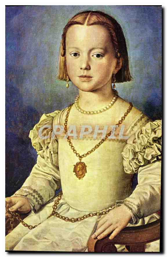 CPA Bronzino Portrait de Bia 
