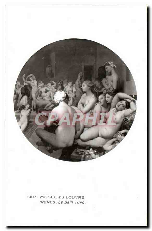 CPA Musee du Louvre Ingres Le Bain Turc 
