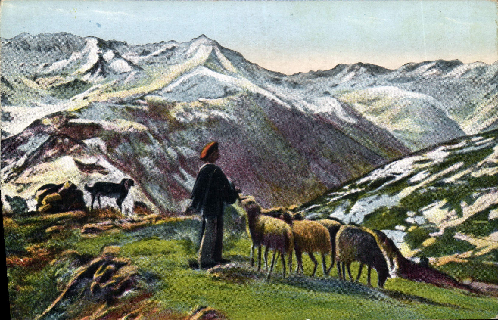 CPA Tableaux Pyrenees le Sel au Thoupeau dans la haute Montagne 