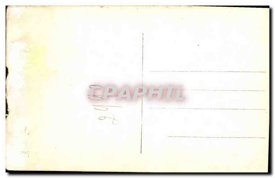 CPA Femme — Verso