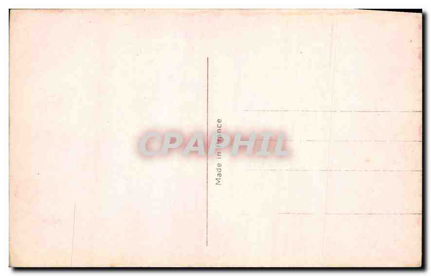 CPA Femme — Rückseite