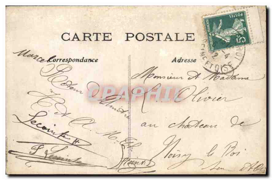 CPA Joyeuses Paques Femme — Rückseite