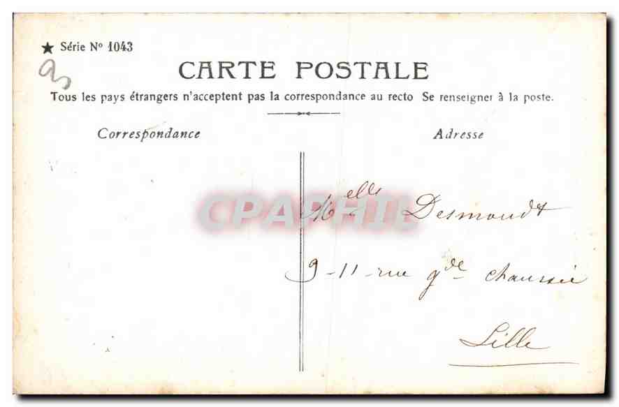 CPA Dois Je Me Marier Ma cousine est jalouse Femme — Verso
