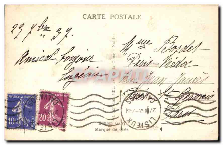 Lisieux (Calvados) — Les Butssonnets — Édition Gaby — Back