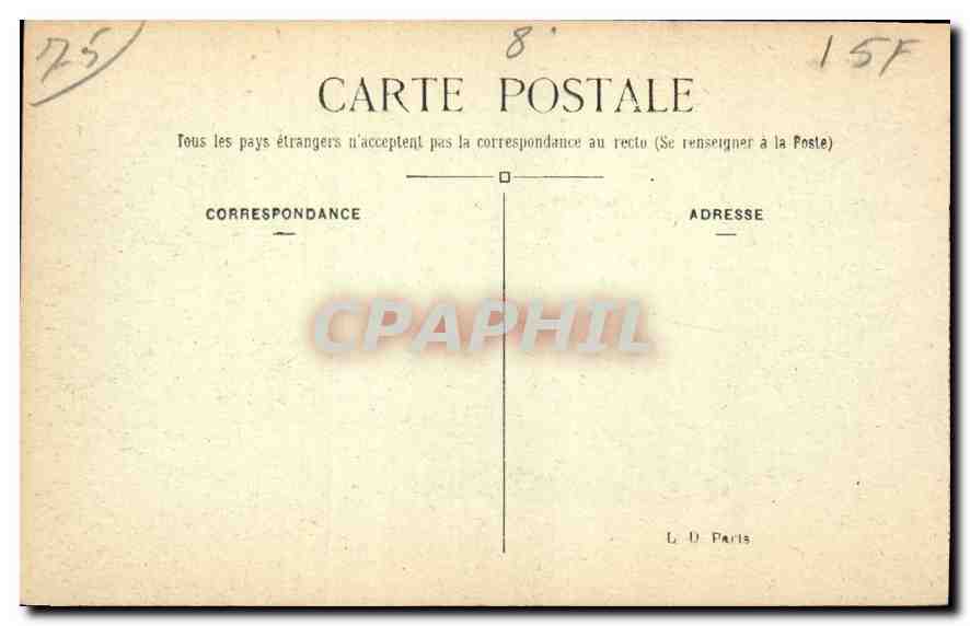 CPA Paris Le Grand Palais des Champs Elysees  — Rückseite