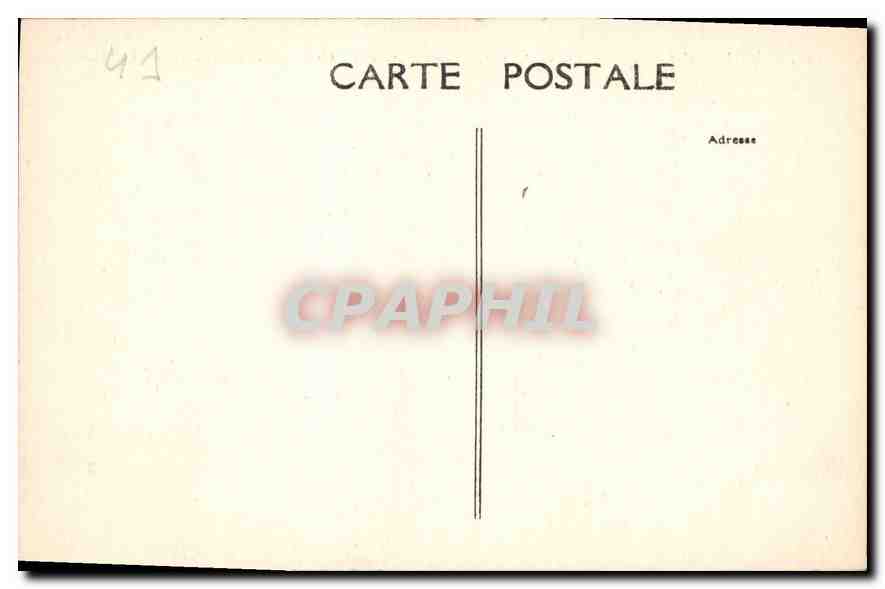 CPA Blois Le Chateau partie Gaston d'Orleans vue prise des Tours de Saint Nicolas  — Rückseite