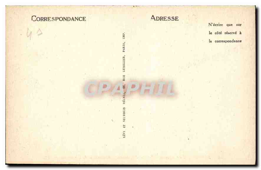 CPA Blois Le Chateau Salon d'Honneur Medaillon de Cheminee  — Rückseite