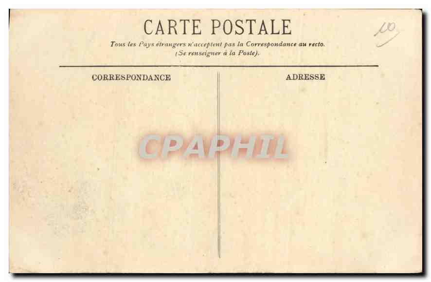 CPA Paris L'Arc de Triomphe du Carrousel  — Rückseite