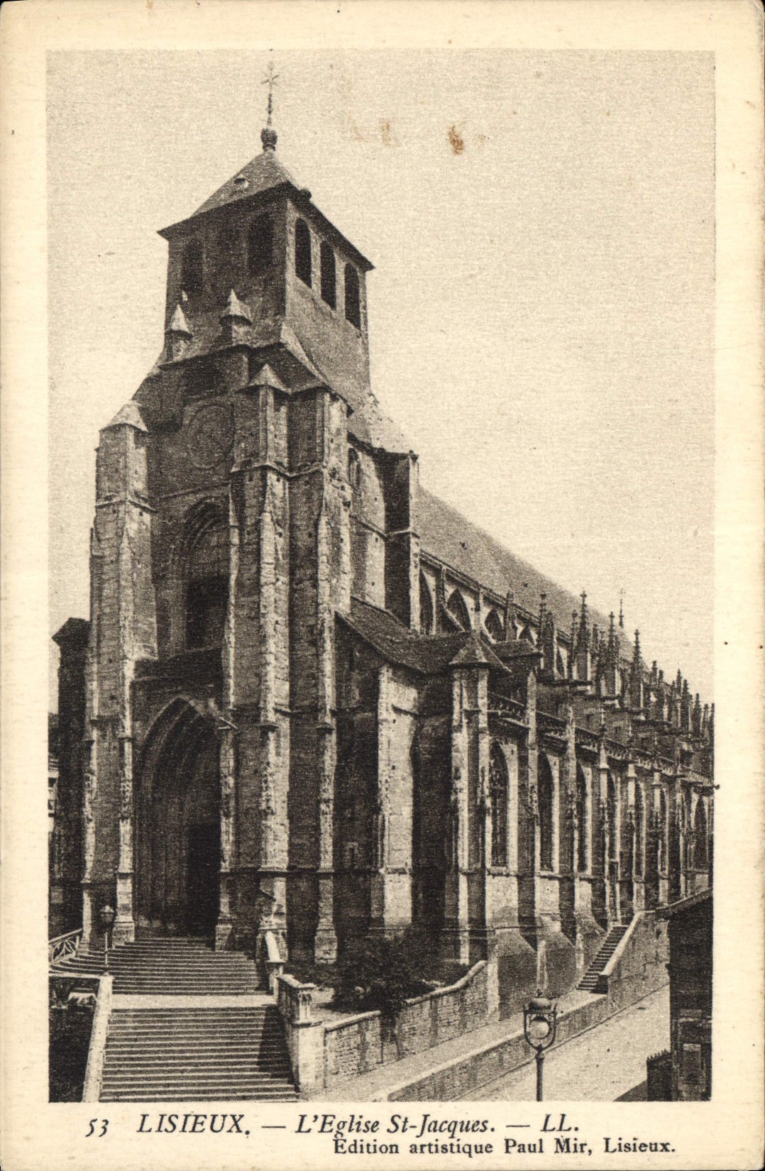 Lisieux — L'Église Saint-Jacques — Édition artistique Paul Mir, Lisieux