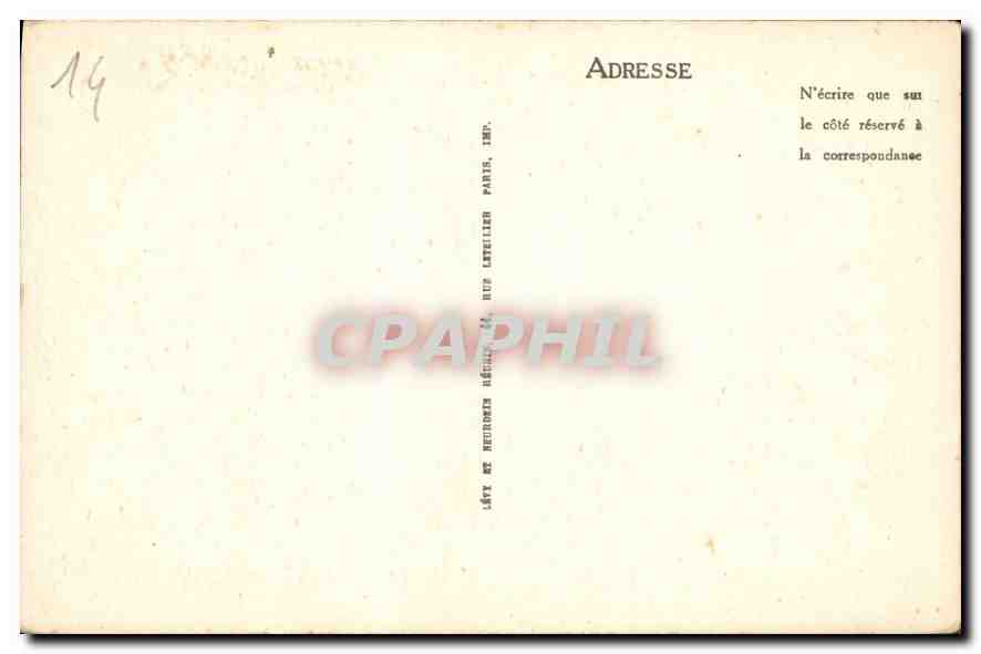 Lisieux — L'Église Saint-Jacques — Édition artistique Paul Mir, Lisieux — Verso