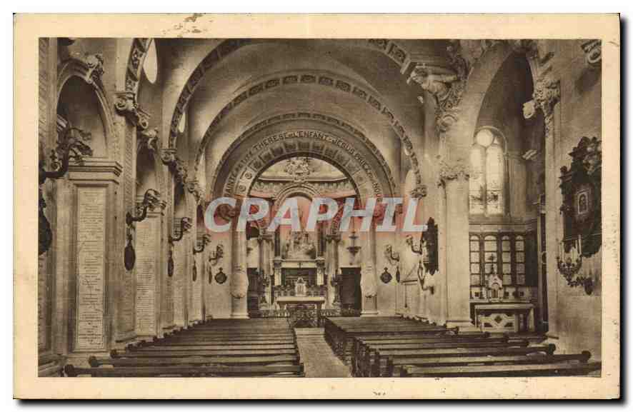 Intérieur de la Chapelle des Compagnies de Laisieux — éditeur DELCOTE, n°4