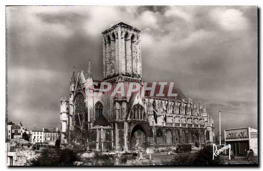 CPA Caen Calvados L'Eglise Saint Pierre 