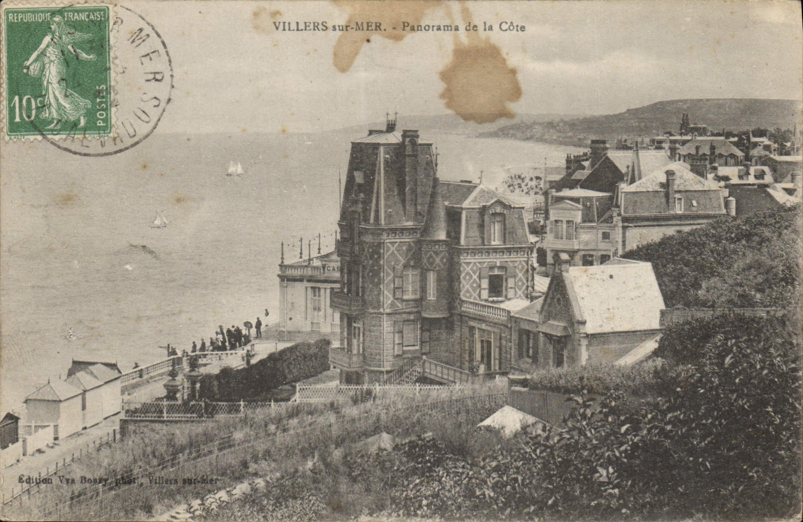 Villers-sur-Mer - Panorama de la Côte — Édition Vra Boapy, Villers-sur-Mer