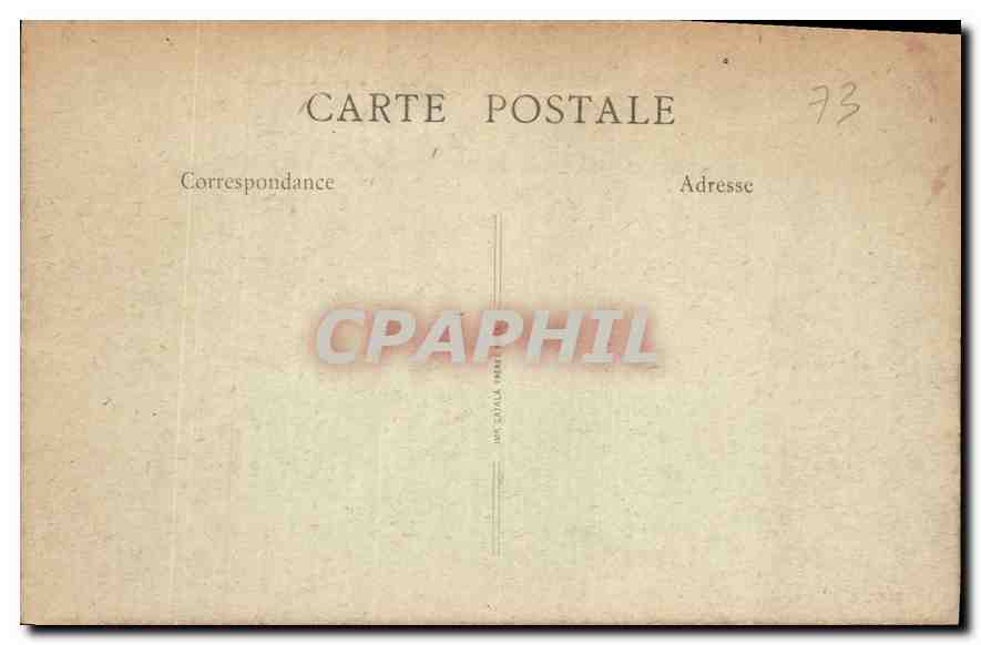 CPA La Savoie Aix les Bains Vue Generale et Lac du Bourget  — Verso