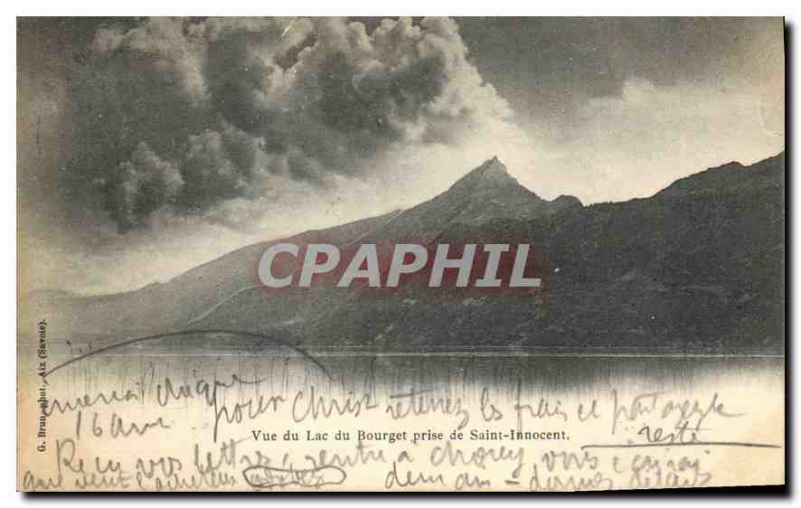 CPA Vue du Lac du Bourget prise de Saint Innocent 