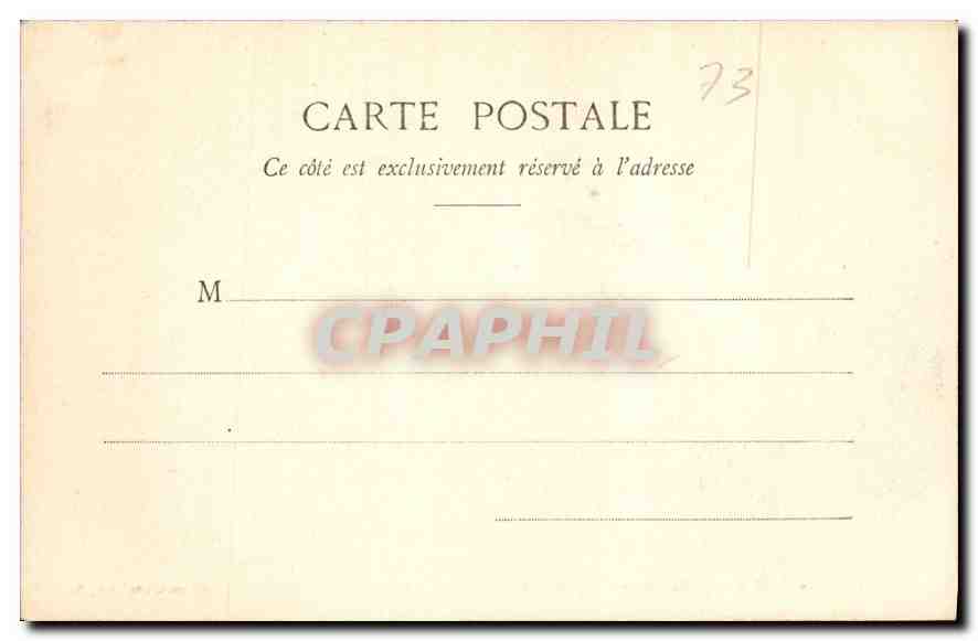 CPA Aix les Bains Cascade de Gresy  — Rückseite