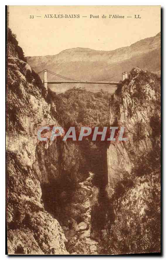 CPA Aix les Bains Pont de l'Abime 