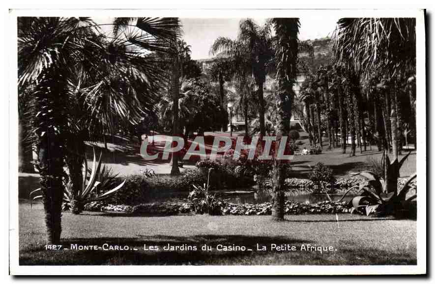 Monte-Carlo — Les Jardins du Casino — La Petite Afrique — Édition La Cigogne, St-François-de-Paule