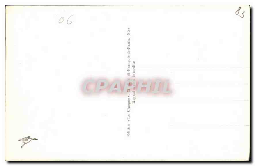 Monte-Carlo — Les Jardins du Casino — La Petite Afrique — Édition La Cigogne, St-François-de-Paule — Verso