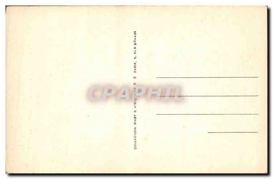 CPA Louis Antoine Henri de Bourbon duc d'Enghien ne a Chantilly en 1772  — Rückseite