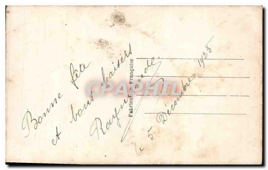 CPA Enfant Telephone — Rückseite
