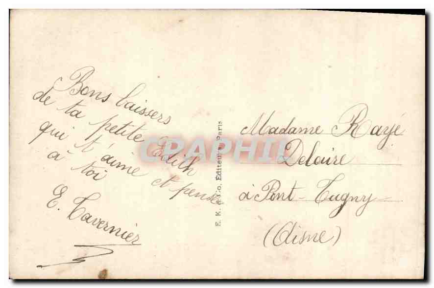 CPA Enfants — Verso