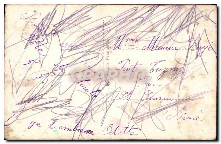 CPA Enfant — Rückseite