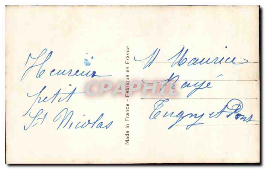 CPA Enfant — Rückseite