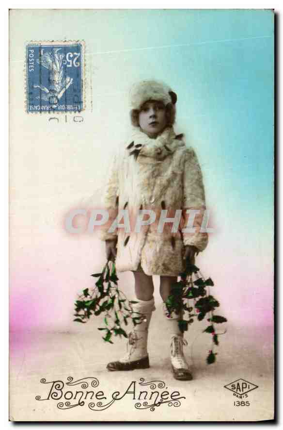 CPA Bonne Annee Enfant