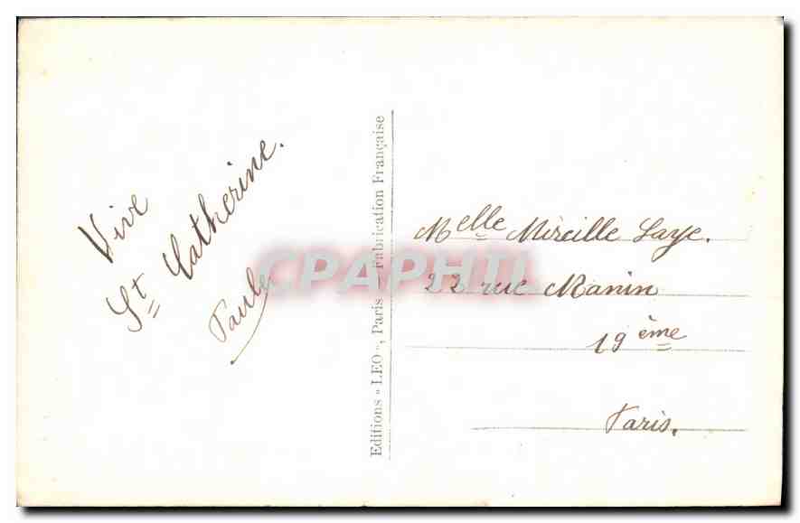 Jeune femme souriante — portrait — S.T. CATHÉRINE, Paris, n° 5798 — Reverso