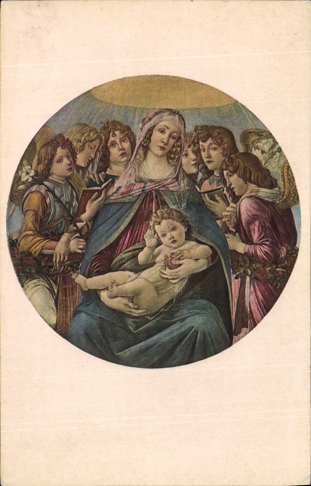 La Madonne della Melagrana — Botticelli — Éditeur Roberto Hoesch, Milan