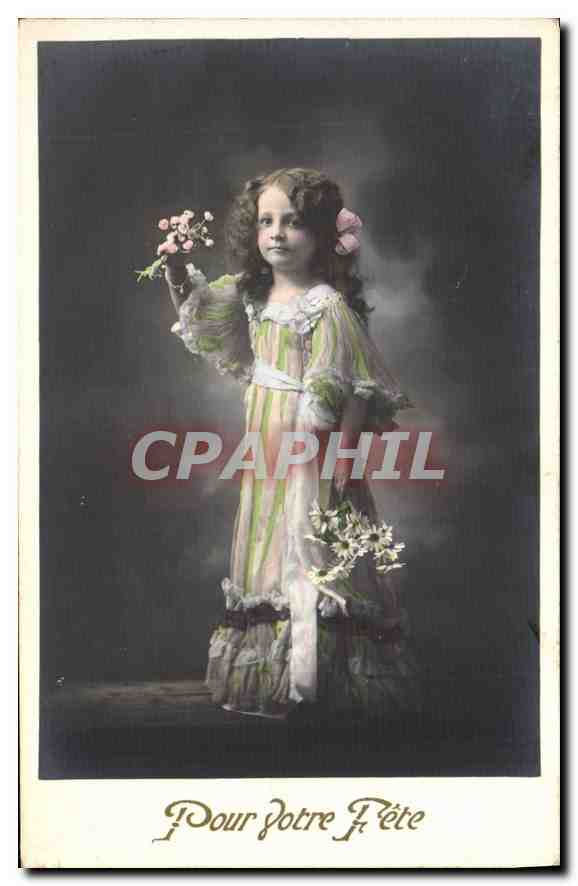 CPA Pour Votre Fete Enfant