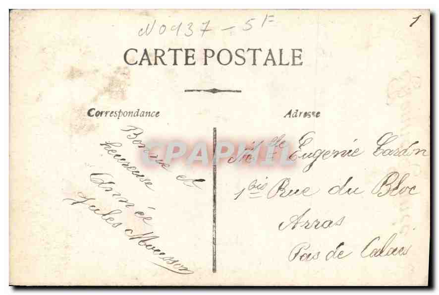 CPA Bonne Annee Enfant — Rückseite