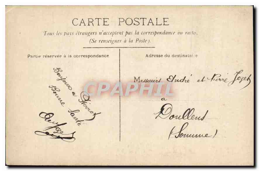 CPA Bonne et Heureuse Annee Enfant — Rückseite