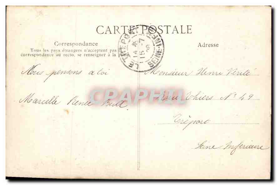 CPA Bonne Fete Enfant — Verso