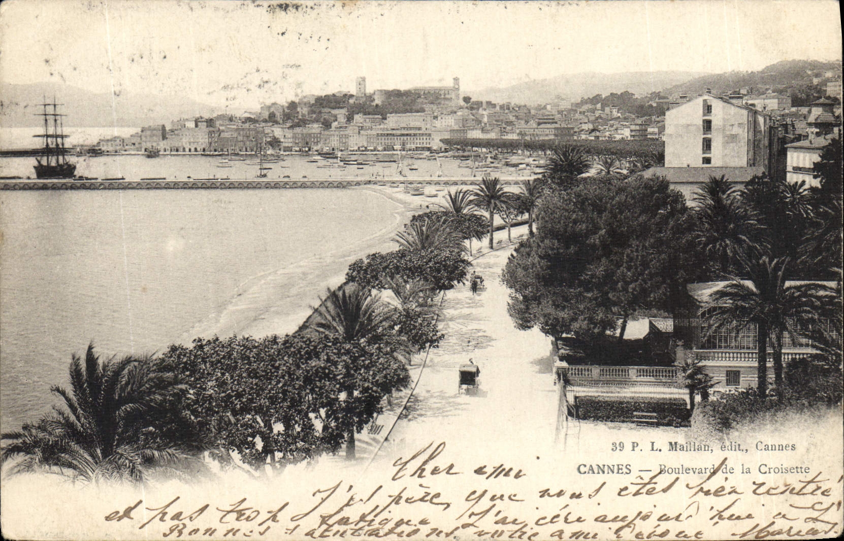 CPA Cannes Boulevard de la Croisette 